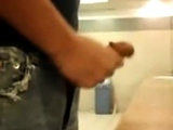 Bigcockflasher - Caught wanking in public restroom