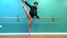 Male ballet practice (without tights!)