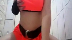 Greek Brunette Horny Slut Webcam Show