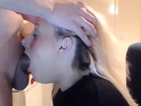 Facefucked blonde