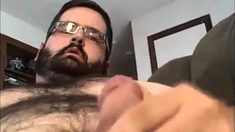 Fat Bear Gets A Handjob From A Big-cocked Amateur