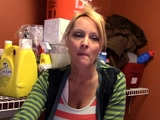 British blonde milf Jane Bond solo masturbation