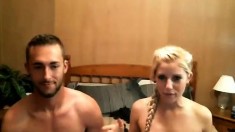Italian blonde toys her ass before anal sex