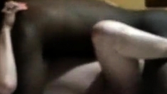 Amateur interracial creampied on hidden cam