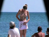 Pussy Play At Nudist Beach voyeur Video