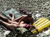 Hidden Camera On Beach Catches White Couple Fucking