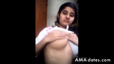 Young Indian Shows Her Tits